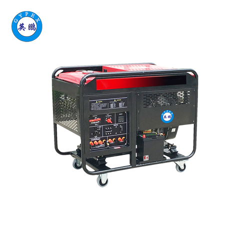 英鹏 防爆小型柴油发电机 双电压切换双缸 12kw